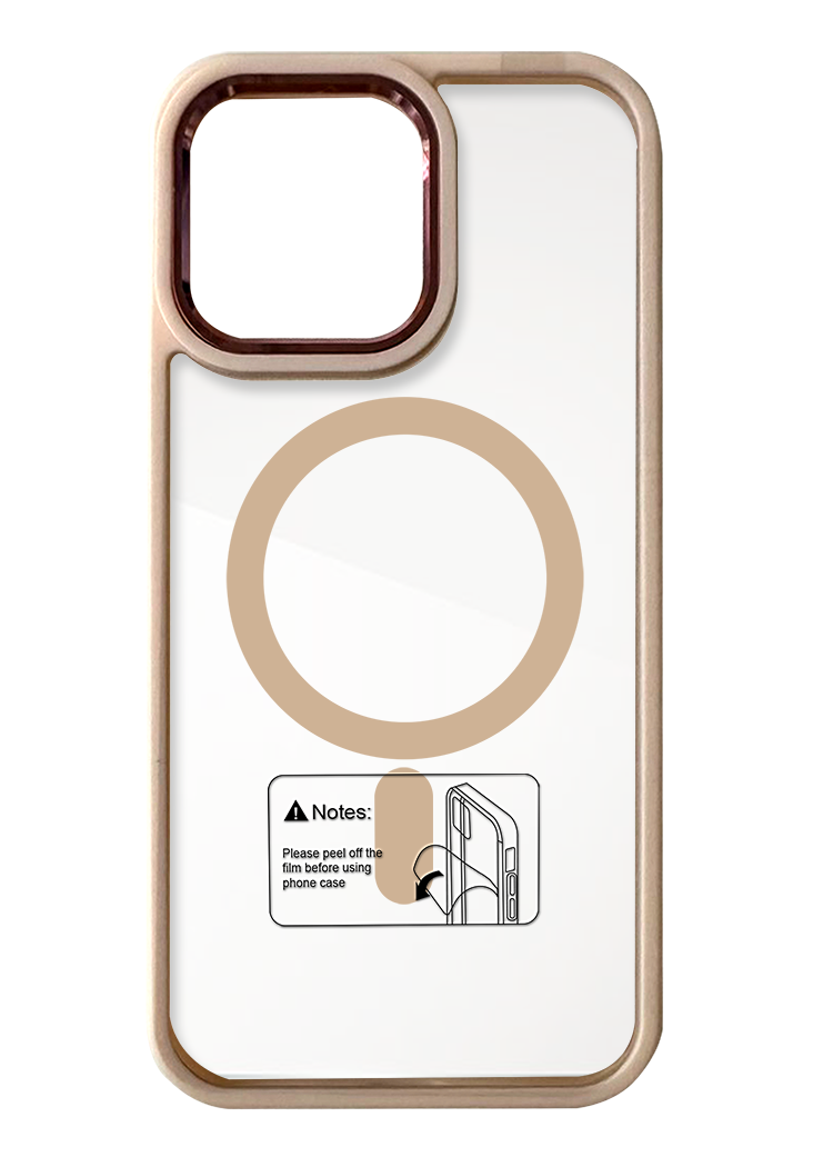 iPhone 13 Pro Max/iPhone 12 Pro MagSafe Clear Twotone Rose Gold